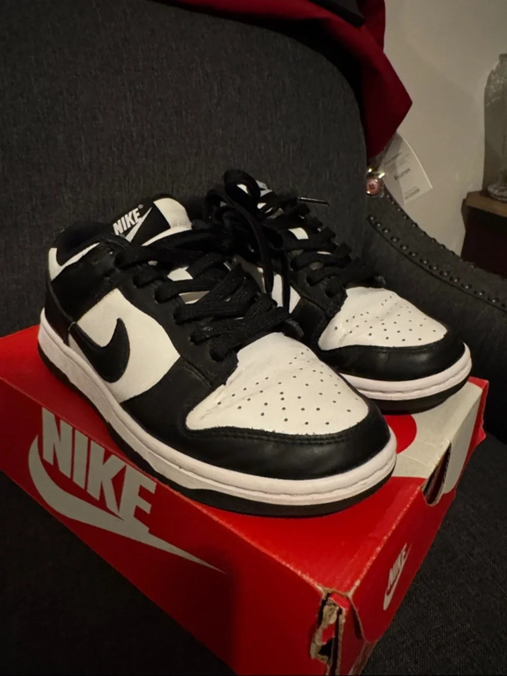 Nike Black and White Low-Top Sneakers